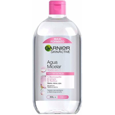 Eau Micellaire Garnier Skinactive Tout-en-1 700ml - Eau Micellaire - Publicité Eau Micellaire Garnier Skinactive Tout-en-1 700ml - Eau Micellaire - Publicité