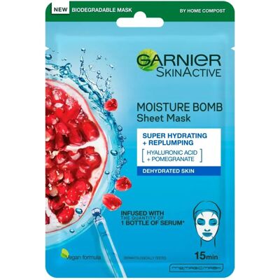Garnier SkinActive Moisture Bomb Pomegranate Sheet Mask Garnier SkinActive Moisture Bomb Pomegranate Sheet Mask