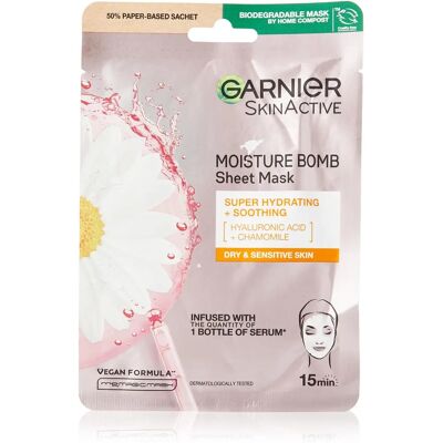 Garnier Moisture Bomb Tissue Mask Dry and Sensitive Skin (28g) Garnier Moisture Bomb Tissue Mask Dry and Sensitive Skin (28g)