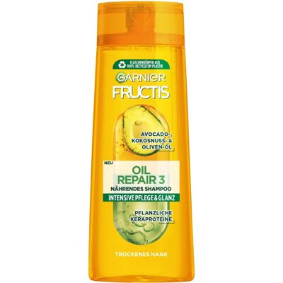 Shampoo Réparateur à l'Huile Garnier Fructis - Cheveux Secs et Abîmés - 6 x 250 ml Shampoo Réparateur à l'Huile Garnier Fructis - Cheveux Secs et Abîmés - 6 x 250 ml
