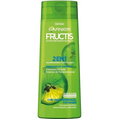 Garnier Fructis Shampooing Fortifiant - Force & Brillance 2 en 1 - Publicité Garnier Fructis Shampooing Fortifiant - Force & Brillance 2 en 1 - Publicité