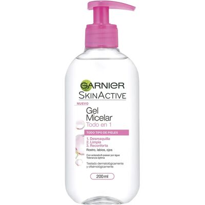 Garnier Todo en 1 Gel Micelar - Gel Limpiador para Todo Tipo de Piel Garnier Todo en 1 Gel Micelar - Gel Limpiador para Todo Tipo de Piel