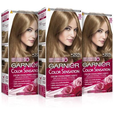 Coloration Permanente Cheveux Blonds Diamant Garnier - Publicité Coloration Permanente Cheveux Blonds Diamant Garnier - Publicité