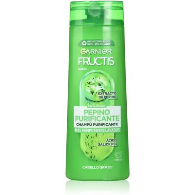 Shampoo Purificante Cetriolo Garnier Fructis Pure Fresh - Shampoo Shampoo Purificante Cetriolo Garnier Fructis Pure Fresh - Shampoo