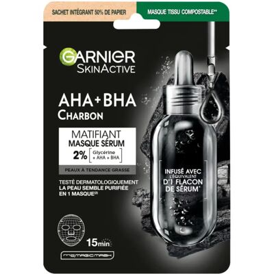 Garnier SkinActive Reinigende Kohle-Tuchmaske Garnier SkinActive Reinigende Kohle-Tuchmaske