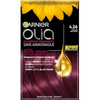 Garnier Olia Violet Profond - Coloration Permanente Garnier Olia Violet Profond - Coloration Permanente