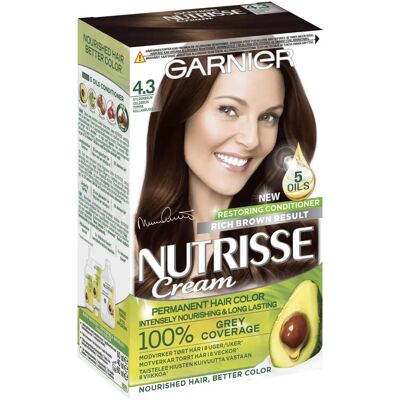 Garnier Nutrisse Ultra Creme - Kulta ruskea - Hiusväri Garnier Nutrisse Ultra Creme - Kulta ruskea - Hiusväri