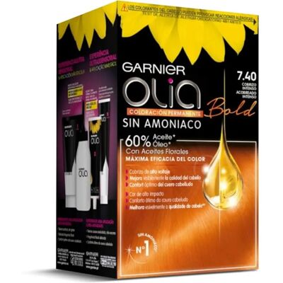 Garnier Olia Kupfer - Dauerhafte Haarfarbe - 7.40 Garnier Olia Kupfer - Dauerhafte Haarfarbe - 7.40