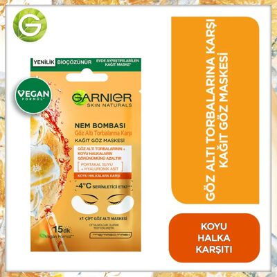 Garnier Moisture+ Fresh Look Eye Tissue Mask energizing eye pads - Eye Mask Garnier Moisture+ Fresh Look Eye Tissue Mask energizing eye pads - Eye Mask