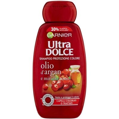 Shampoing Garnier Ultra Dolce Huile d'Argan & Canneberge - Soin Capillaire - Publicité Shampoing Garnier Ultra Dolce Huile d'Argan & Canneberge - Soin Capillaire - Publicité