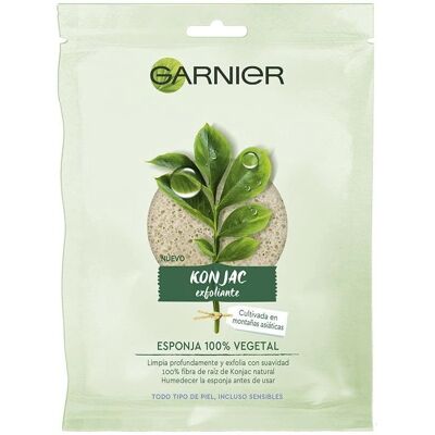 Garnier Organic Konjac Botanical Facial Exfoliating Sponge - Facial Sponge Garnier Organic Konjac Botanical Facial Exfoliating Sponge - Facial Sponge