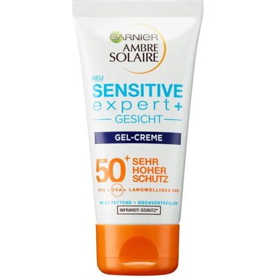GARNIER Sensitive Gesichts Gel SPF 50+ - Gesichtsgel GARNIER Sensitive Gesichts Gel SPF 50+ - Gesichtsgel