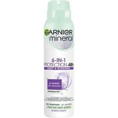 GARNIER Protection Minérale 5 Spray Déodorant - Spray Déodorant GARNIER Protection Minérale 5 Spray Déodorant - Spray Déodorant