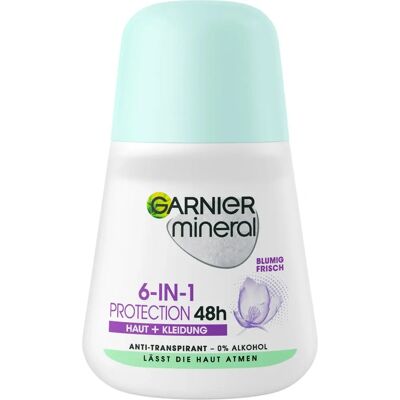 Garnier Déodorant - Mineral Bluming Fresh 6-en-1 - Protection 48h Garnier Déodorant - Mineral Bluming Fresh 6-en-1 - Protection 48h