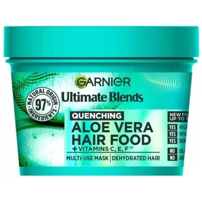 Garnier Ultimate Blends Hair Food Aloe Vera (3-in-1 Normal Hair Mask Treatment (390 ml) Garnier Ultimate Blends Hair Food Aloe Vera (3-in-1 Normal Hair Mask Treatment (390 ml)