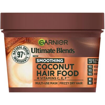 Garnier Ultimate Blends Hair Food Mascarilla de Aceite de Coco 3 en 1 Garnier Ultimate Blends Hair Food Mascarilla de Aceite de Coco 3 en 1