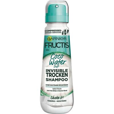 Garnier Fructis Kokoswater Onzichtbare Droogshampoo - 100ml Garnier Fructis Kokoswater Onzichtbare Droogshampoo - 100ml