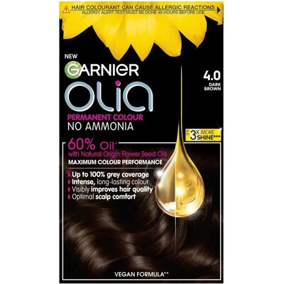 Garnier Olia Coloration Cheveux Brun Foncé - Coloration Cheveux - Publicité Garnier Olia Coloration Cheveux Brun Foncé - Coloration Cheveux - Publicité