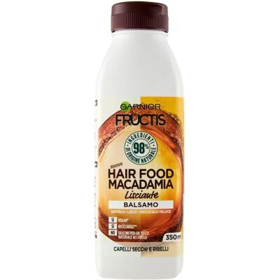 Garnier Macadamia Hair Food Après-Shampooing Lissant - Hair Food Après-Shampooing - Publicité Garnier Macadamia Hair Food Après-Shampooing Lissant - Hair Food Après-Shampooing - Publicité