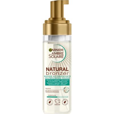 Garnier Ambre Solaire Bronzant Naturel - Mousse Autobronzante Visage et Corps Garnier Ambre Solaire Bronzant Naturel - Mousse Autobronzante Visage et Corps