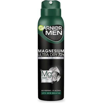Garnier Men Mineral Magnesium Ultra Dry Déodorant - 150ml - Publicité Garnier Men Mineral Magnesium Ultra Dry Déodorant - 150ml - Publicité