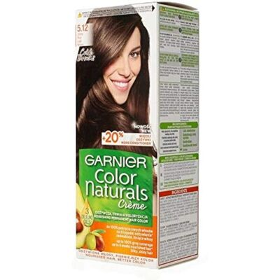 Garnier Color Naturals Creme - Brun Froid - Coloration Capillaire - Publicité Garnier Color Naturals Creme - Brun Froid - Coloration Capillaire - Publicité