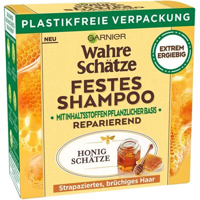 GARNIER Trésors de Miel Shampoo Solide Réparateur - Soin Capillaire - Publicité GARNIER Trésors de Miel Shampoo Solide Réparateur - Soin Capillaire - Publicité