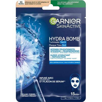 Garnier Model Hydraterende Gezichtsmasker - Nacht Sheet Mask Garnier Model Hydraterende Gezichtsmasker - Nacht Sheet Mask
