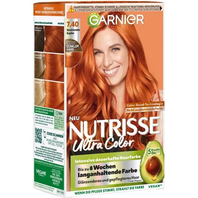 GARNIER Coloration cheveux Nutrisse Intense Cuivre - Coloration GARNIER Coloration cheveux Nutrisse Intense Cuivre - Coloration