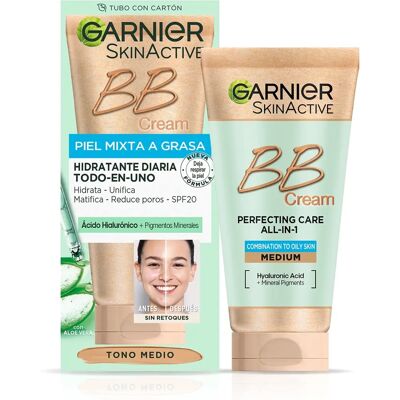 Garnier BB Crema Media per Pelle Mista e Grassa - BB Crema Garnier BB Crema Media per Pelle Mista e Grassa - BB Crema