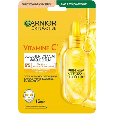 Garnier Radiance Booster Vitamin C Sheet Mask - Tuchmaske Garnier Radiance Booster Vitamin C Sheet Mask - Tuchmaske