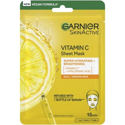 Garnier SkinActive Moisture Bomb Vitamin C Tuchmaske (28 g) Garnier SkinActive Moisture Bomb Vitamin C Tuchmaske (28 g)