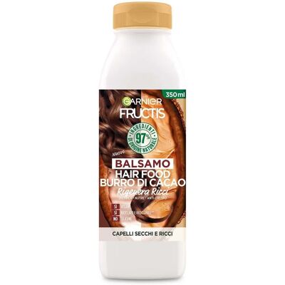 Garnier Beurre de Cacao Hair Food - Baume Nourrissant pour Cheveux Bouclés & Secs - Publicité Garnier Beurre de Cacao Hair Food - Baume Nourrissant pour Cheveux Bouclés & Secs - Publicité