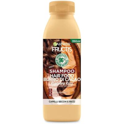 Garnier Fructis Kakaóvaj Hair Food - Sampon száraz és göndör hajra Garnier Fructis Kakaóvaj Hair Food - Sampon száraz és göndör hajra