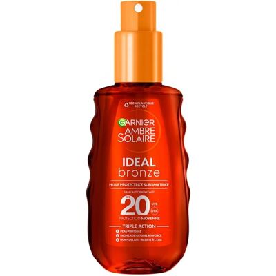 Garnier Huile Protectrice SPF 20 - Bronze Idéal - Huile Solaire Garnier Huile Protectrice SPF 20 - Bronze Idéal - Huile Solaire
