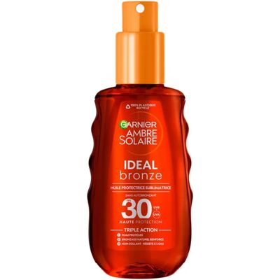 Garnier Ambre Solaire Ideal Bronze SPF30 Huile Protectrice - Huile Solaire Garnier Ambre Solaire Ideal Bronze SPF30 Huile Protectrice - Huile Solaire