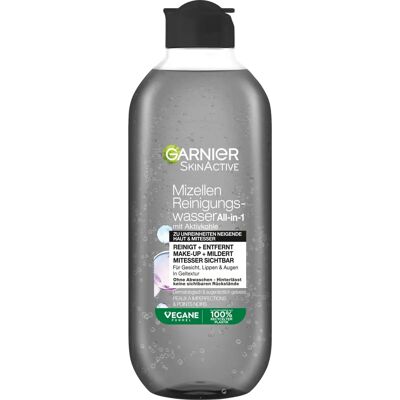 Garnier SkinActive Mizellen Reinigungswasser - Gesicht, Augen, Lippen - 400ml Garnier SkinActive Mizellen Reinigungswasser - Gesicht, Augen, Lippen - 400ml