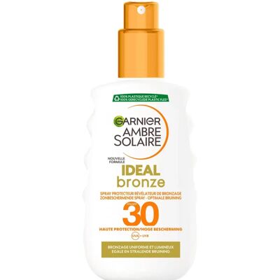 Garnier Zonnebescherming Ideal Bronze SPF 30 Spray - Zonnebrand Garnier Zonnebescherming Ideal Bronze SPF 30 Spray - Zonnebrand