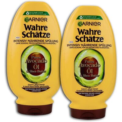 GARNIER True treasures Avocado-olie & sheaboter - Haarverzorging GARNIER True treasures Avocado-olie & sheaboter - Haarverzorging