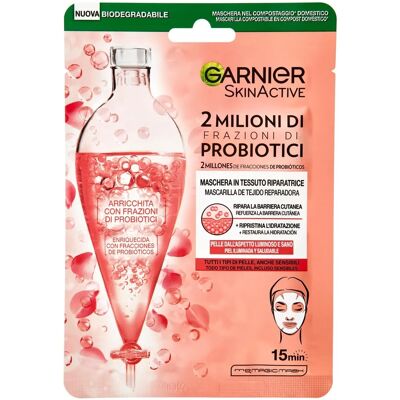 Garnier Skinactive Máscara Reparadora - Cara, Ácido Hialurónico y Probióticos Garnier Skinactive Máscara Reparadora - Cara, Ácido Hialurónico y Probióticos