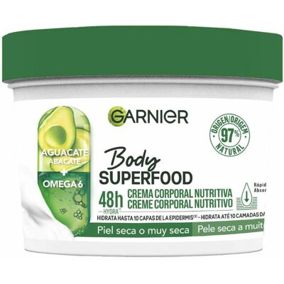 Crema Corporal Nutritiva de Aguacate Garnier Body Superfood - Crema Corporal - Vegana - 380ml - Nutritiva Crema Corporal Nutritiva de Aguacate Garnier Body Superfood - Crema Corporal - Vegana - 380ml - Nutritiva