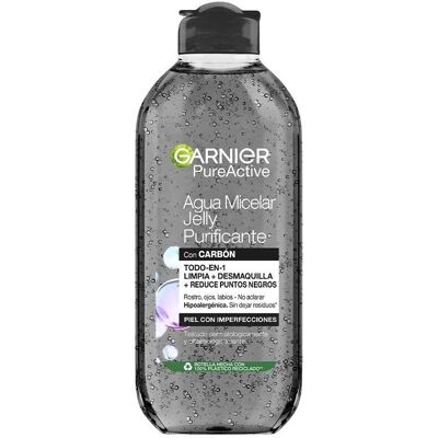 Agua micelar Garnier Pure Active carbón 400 ml - Tónico facial Agua micelar Garnier Pure Active carbón 400 ml - Tónico facial