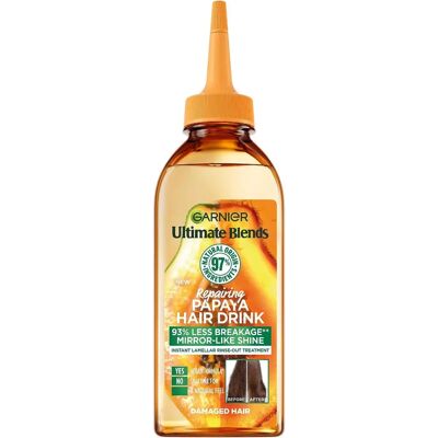 Garnier Ultimate Blends Papaya Hair Drink Conditioner - Damaged Hair Garnier Ultimate Blends Papaya Hair Drink Conditioner - Damaged Hair
