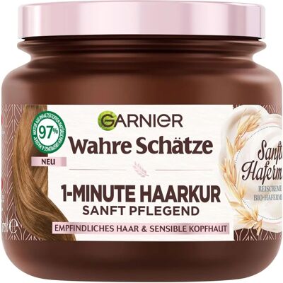 Garnier Ware Echte Schatten Havermelk Haarmasker - Haarmasker Garnier Ware Echte Schatten Havermelk Haarmasker - Haarmasker