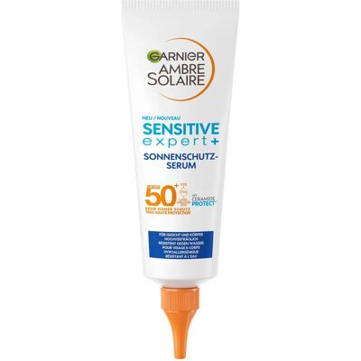 Garnier Ambre Solaire Sensitive Expert+ SPF 50+ Sunscreen - Sunscreen for Face & Body Garnier Ambre Solaire Sensitive Expert+ SPF 50+ Sunscreen - Sunscreen for Face & Body