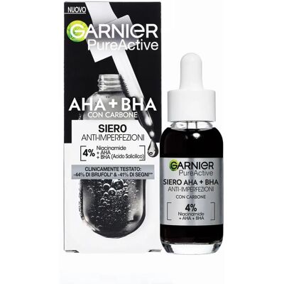 Garnier Skin Active AHA+BHA Charcoal Anti-Unreinheiten Serum (30ml) Garnier Skin Active AHA+BHA Charcoal Anti-Unreinheiten Serum (30ml)
