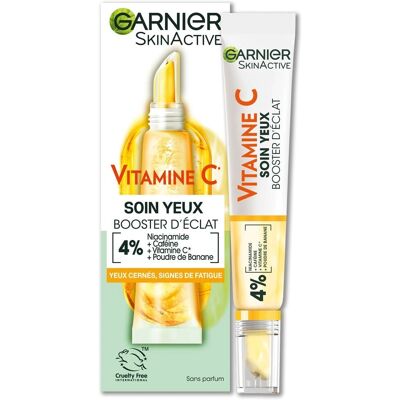 Garnier Vitamine C Booster et Éclat Contour des Yeux - Soin Yeux - Publicité Garnier Vitamine C Booster et Éclat Contour des Yeux - Soin Yeux - Publicité