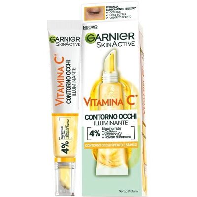 Garnier Skinactive Vitamine C Contour des Yeux - Crème Illuminate 15ml - Publicité Garnier Skinactive Vitamine C Contour des Yeux - Crème Illuminate 15ml - Publicité