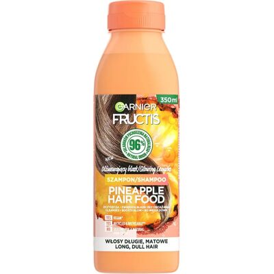 Shampoing Garnier Fructis Hair Food Ananas - Cheveux longs et ternes - 350ml - Publicité Shampoing Garnier Fructis Hair Food Ananas - Cheveux longs et ternes - 350ml - Publicité