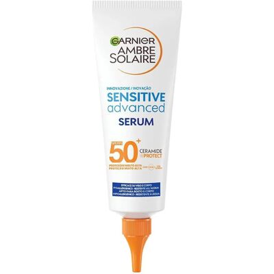 Garnier Ambre Solaire Sensitive Advanced Serum SPF50+ 125mL - Solskyddsserum Garnier Ambre Solaire Sensitive Advanced Serum SPF50+ 125mL - Solskyddsserum